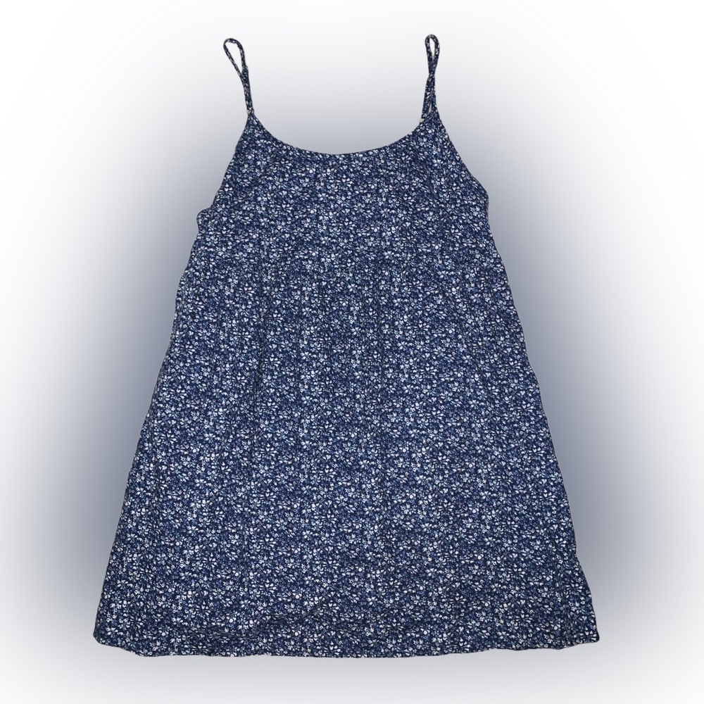 BLUE WILD FABLE FLORAL MINI DRESS